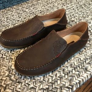 Olukai Nohea Nubuck Slides Size 10